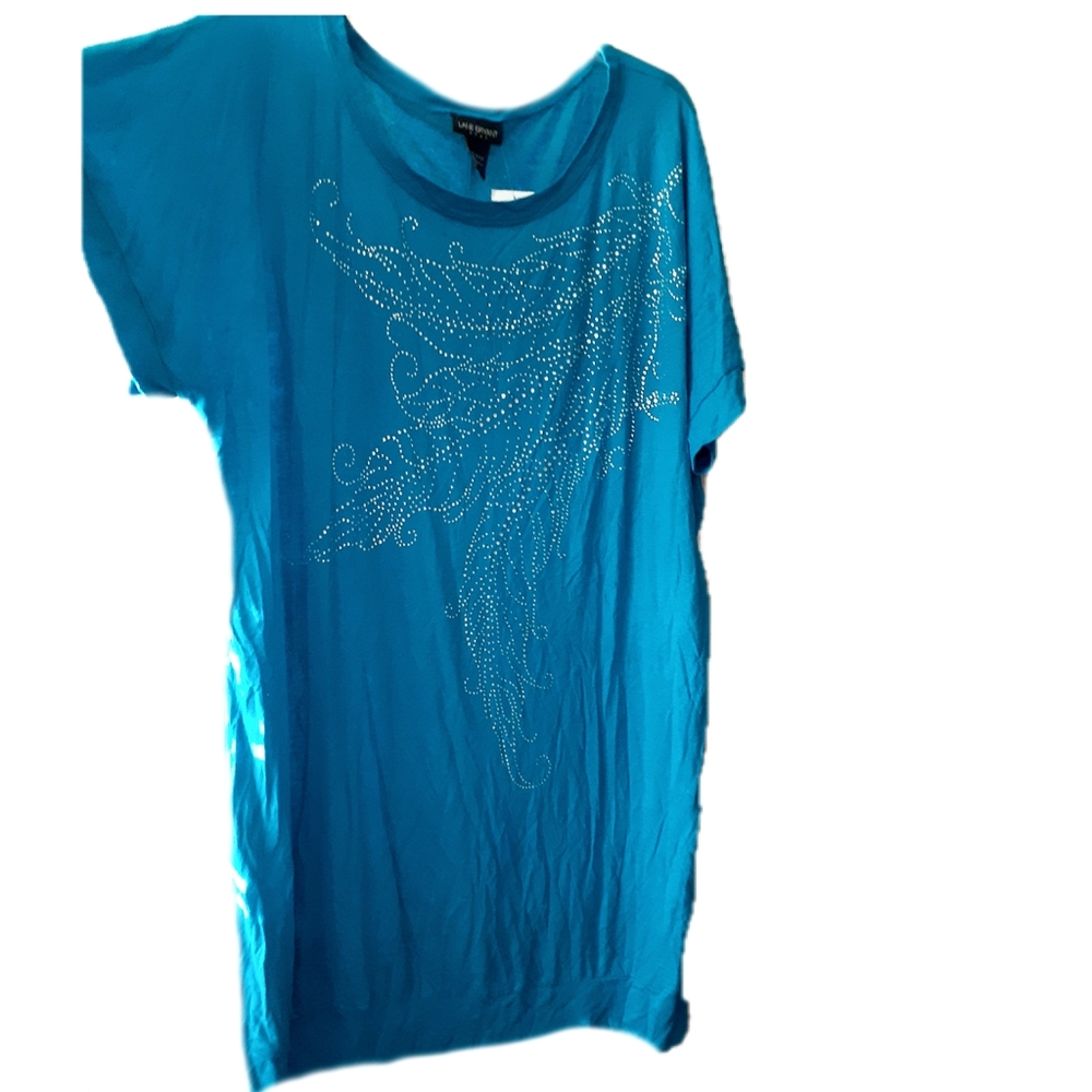 Lane Bryant  Boho Rhinestone Tunic